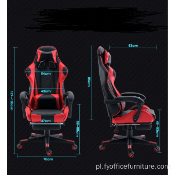 Cena fabryczna Krzesło do gier PC Krzesło do gier komputerowych z podnóżkiem